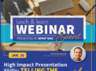 High Impact Presentation Skills Lunch & Learn